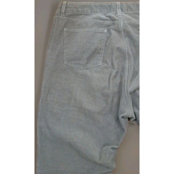 Talbots Women's 16 Curvy Corduroy Jeans Gray Bootcut Flare Soft Stretch - Picture 7 of 13